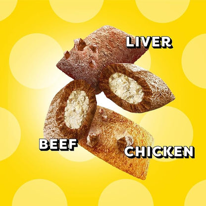 Temptations MixUps Backyard Cookout Flavor Crunchy and Soft Cat Treats, 3 oz. Pouch (Pack of 12)