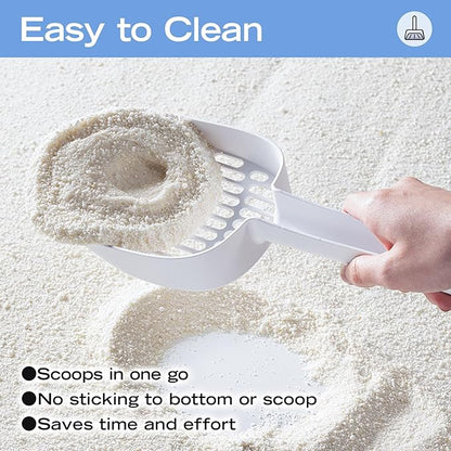 Natural Cat Litter Unscented, 100% Plant-Based, Strong Clumping Litter, Easy Scooping, Clumps Lift Cleanly, Chemical-Free, Low Dust, Corn & Cassava Litter, 5.5 LB