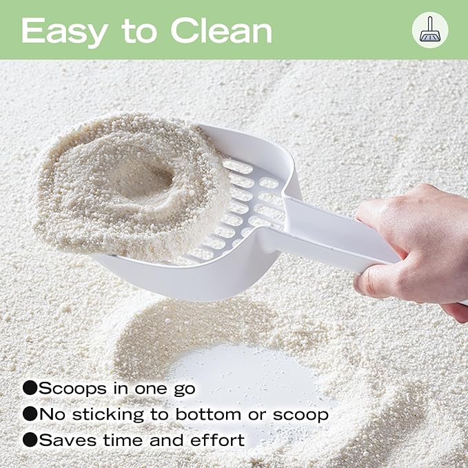 Natural Cat Litter Green Tea Scent, Plant-Based, Strong Clumping Litter, Odor Control, Easy Scooping, Clumps Lift Cleanly, Low Dust, Corn & Cassava Litter, 16.5 LB (5.5 LB x 3 Bags)