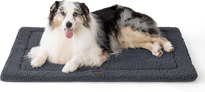 Bedsure Washable Dog Bed for Extra Large Dogs, Soft Foam Floor Pet Mat, Lightweight Travel Flat Puppy Mattress for Indoor Pet