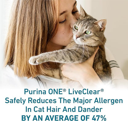 Purina ONE LiveClear Allergen-Reducing Dry Kitten Food Formula with Real Chicken As The Number One Ingredient - 5 lb. Bag