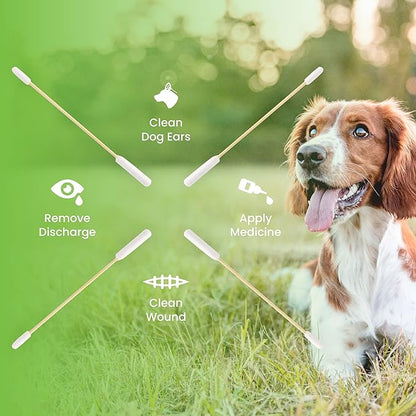 We Love Doodles Dog Ear Cleaning Solution Kit | Prevent Infections | Natural | Made in USA | Ear Drops for Dogs | Itching, Deordoring, Yeast & Mites Infection (Serum + 25 Swabs)