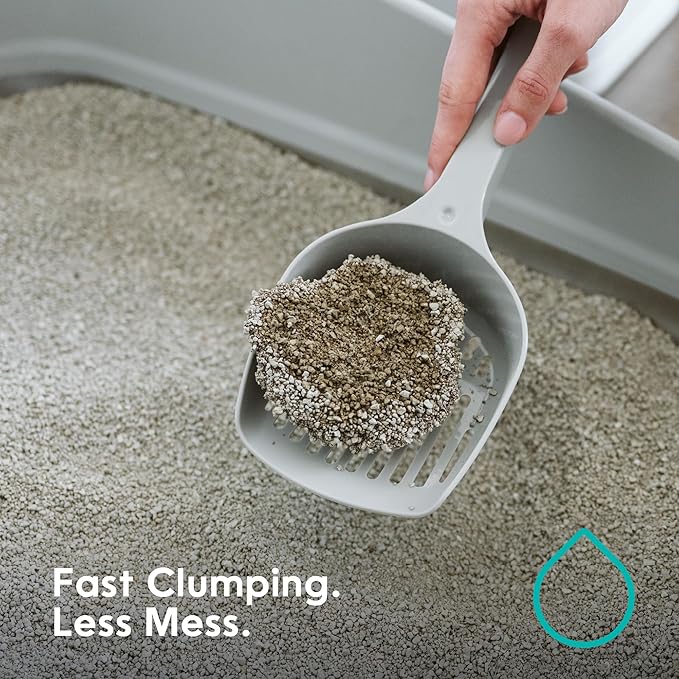 Litter Genie Light Unscented Clumping Cat Litter, 18.5 lbs | Lightweight 20% Lighter Natural Clay | Fast-Clumping, Odor Control, Dust-Free