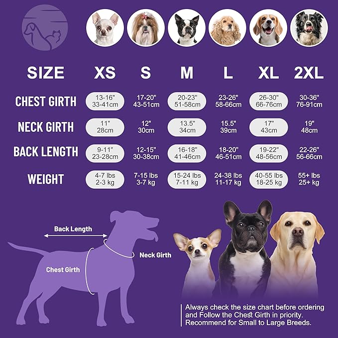 cyeollo Recovery Suit for Dogs Surgery Suit Female Spay Soft Breathable Pet Onesie Bodysuit Male Dog Neuter, Small Medium Dogs Surgical Recovery Shirt, Dinosaur, L