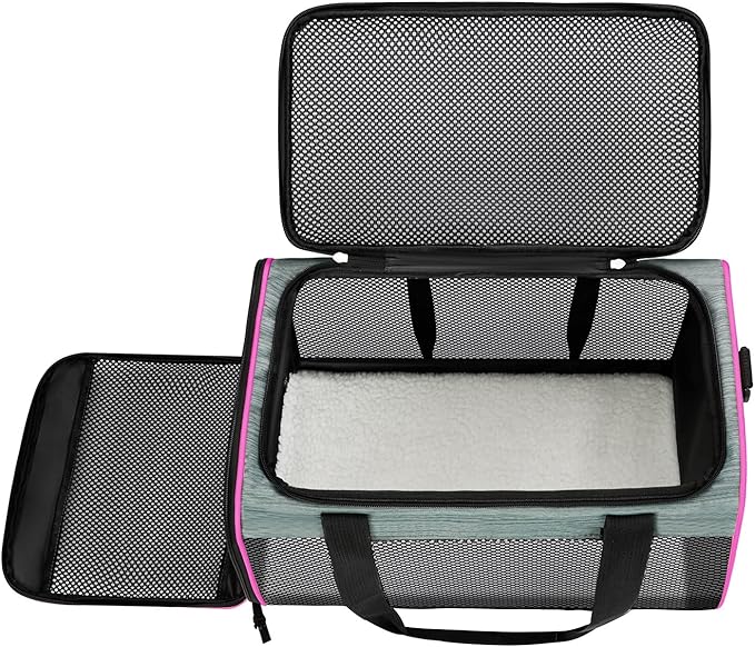 DALIAN Cat,Dog Soft-Sided Carriers,Cat Carrier Airline Approved Pet Carrier,Dog Carrier Soft-Sided Pet Travel Carrier Maximum Pet Weight 18 Pounds