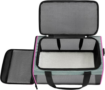 DALIAN Cat,Dog Soft-Sided Carriers,Cat Carrier Airline Approved Pet Carrier,Dog Carrier Soft-Sided Pet Travel Carrier Maximum Pet Weight 18 Pounds