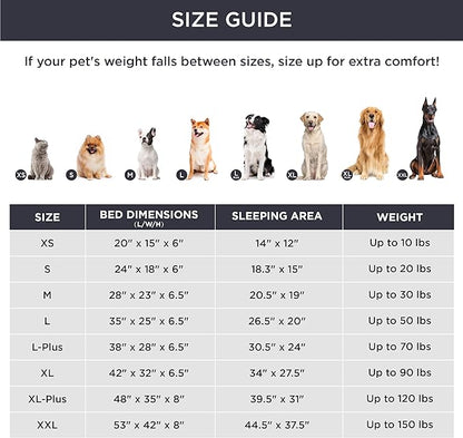 Bedsure XL Orthopedic Dog Bed for Extra Large Dogs - Washable XLarge Dog Cat Bed Waterproof, Comfort Dogs Couch Sofa with Washable Removable Cover, Pet Bed with Nonskid Bottom, Ember Clay, 42"