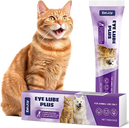 Dog Eye Lube Plus, Pet Eye Gel for Dogs, Cats, Keep Animal Eyes Health Cream, 0.53 oz