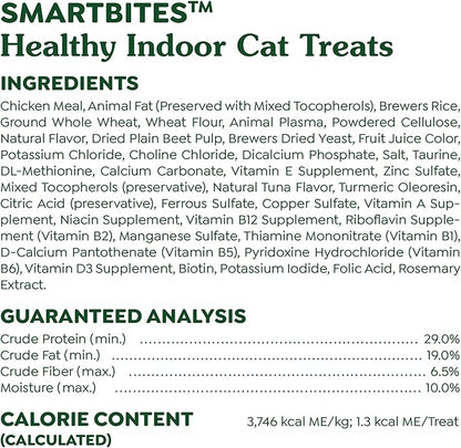Greenies Feline Smartbites Healthy Indoor Cat Treats, Tuna Flavor, 2.1 oz. Pack