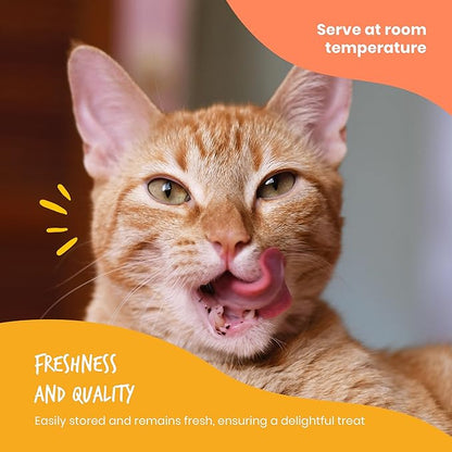 Beefeaters Cat Treats Lickable Puree 1.59oz (12-Pack) – Chicken, Grain-Free, Taurine-Enriched, Ideal for Training & Interactive Feeding