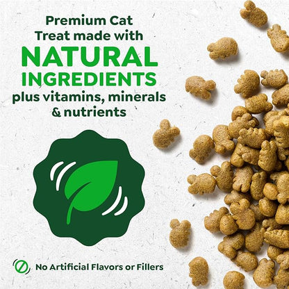 Greenies Feline Veterinarian-Recommended Adult Natural Dental Cat Treats, Oven Roasted Chicken Flavor, 4.6 oz. Pouch