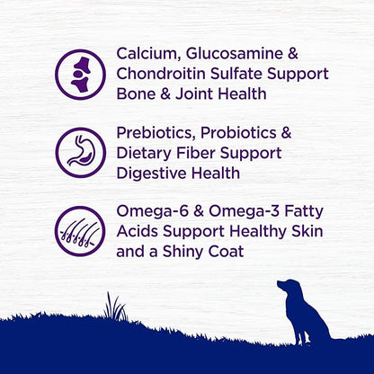 Wellness Complete Health Dry Dog Food, Large Breed, Wholesome Grains, Chicken & Brown Rice Recipe, (38-Pound Bag)