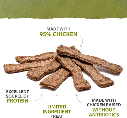 Caledon Farms Homestyle Chicken Jerky 7.41oz, Dog Treats, All Natural