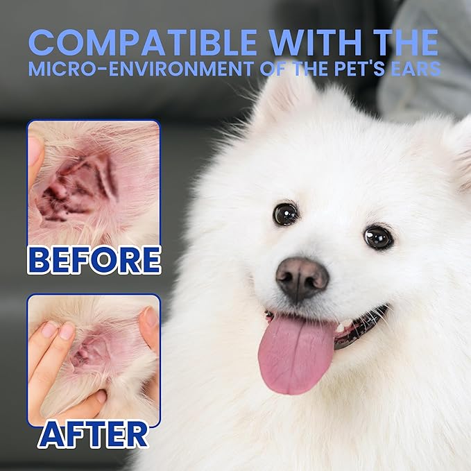 Ear Wash 150ml/5 fl.oz for Dogs, Cats and Livestock Ear Clean and Protect 1 Bottle