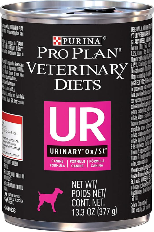 Purina Pro Plan Veterinary Diets UR Urinary Ox/St Canine Formula Wet Dog Food - (Pack of 12) 13.3 oz. Cans