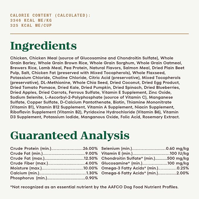 Nutro Ultra Adult Weight Management Dry Dog Food, Chicken, Lamb and Salmon Protein Trio, 13 lb Bag