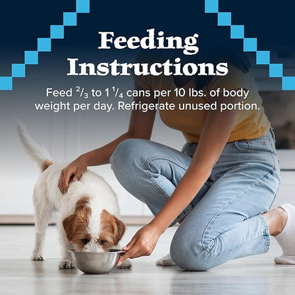 Blue Buffalo Wilderness Wolf Creek Stew High Protein, Natural Wet Food for Dogs, Hearty Salmon Stew in Gravy, 12.5-oz cans, 12 Count