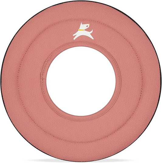 OllyDog Super Flyer Dog Frisbee Toy, 11" – Durable, Lightweight & Water-Resistant Flying Disc – Soft on Teeth & Gums – Floats on Water – Outdoor Fetch Toy for Medium & Large Dogs (Desert)