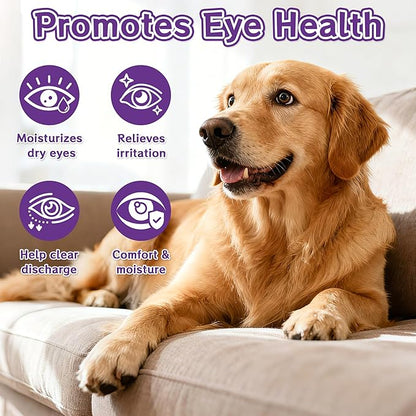 Dog Eye Lube Plus, Pet Eye Gel for Dogs, Cats, Keep Animal Eyes Health Cream, 0.53 oz