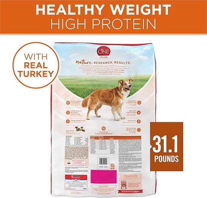Purina ONE Plus Healthy Weight High-Protein Dog Food Dry Formula - 31.1 lb. Bag