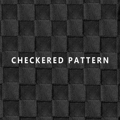 Patas Lague Orthopedic Dog Bed for Small Dogs 20''X15'', Waterproof Soft Warm Comfortable Egg Crate Foam Small Pet Beds Mat with Removable Washable Cover and Nonskid Bottom, Black