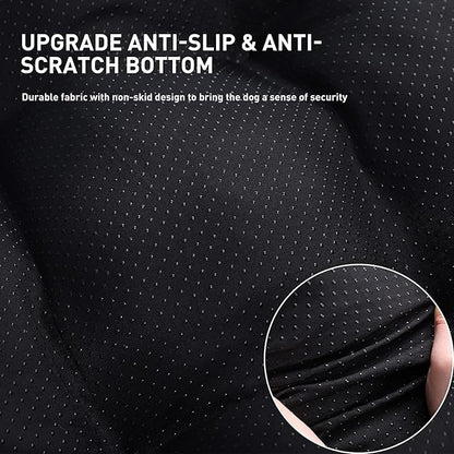 KSIIA Washable Dog Bed Deluxe Plush Dog Crate Beds Comfy Kennel Pad Anti-Slip Pet Sleeping Mat for Large, Jumbo, Medium, Small Dogs Breeds, 21" x 13", Dark Grey