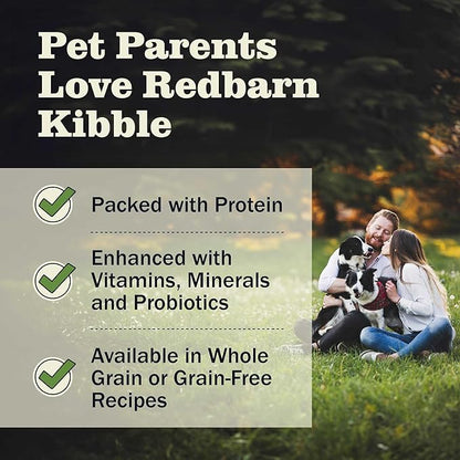 Redbarn Whole Grain Adult Dry Dog Food Kibble - Sky Chicken Recipe - Made in USA Recipe with Functional Ingredients to Support Healthy Heart, Skin, Coat, Immunity & Digestion - 4lb