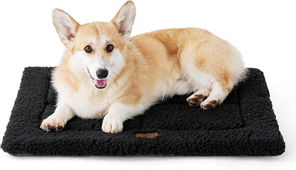 Bedsure Washable Dog Crate Bed for Medium Dogs, Soft Foam Floor Pet Mat, Versatile Lightweight Pet Crate Pad for Kennel
