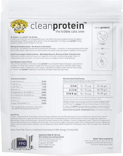 Dr. Elsey's cleanprotein Chicken Cat Kibble 6.6 lb. Bag