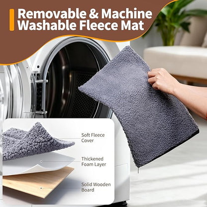 Collapsible Small Pet Carrier for Cat 15 lbs with Fashion Pocket, Lightweight Sturdy Travel Carry Bag Little Puppy Dog, Breathable Stylish Kitten Soft Cage Kennel, 17.7x11.0x11.8 Inch Khaki