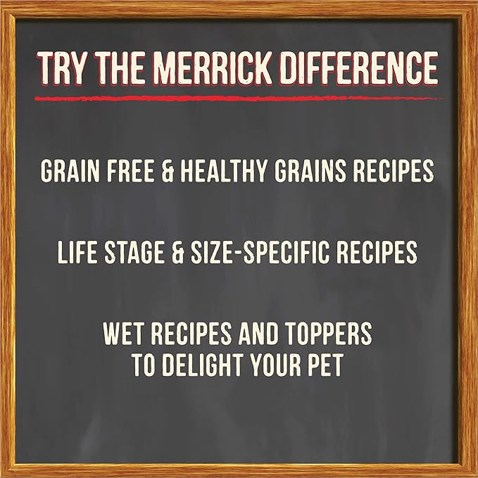 Merrick Grain Free Premium and Natural Canned Dog Food, Soft and Healthy, Real Beef and Chicken Variety Pack - (Pack of 1) 9.5 lb. Cans