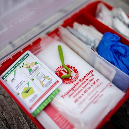 TickCheck Tick Remover Value 3 Pack - Tick Remover Tools + Tick Identification Card - for Humans, Dogs & Cats (5)