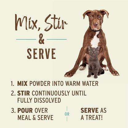 Primal Goat Milk Powder for Dogs and Cats, Shelf Stable Food Topper with Probiotics for Digestion, Hydration, and Immune Support, Original Recipe 5.2oz Pouch (Pack of 2)