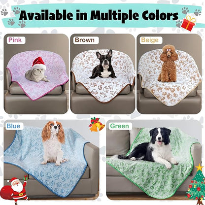 Stuffed Small Dog Blanket for Puppy Cat Bed, Washable Indoor Dog Beds & Furniture, Soft 24 * 32 inches Blanket Small Pet Supplies