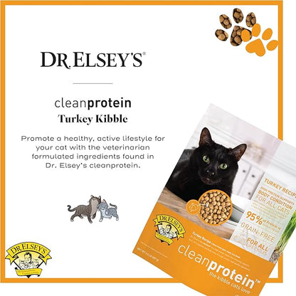 Dr. Elsey's cleanprotein Turkey Cat Kibble 2 lb. Bag