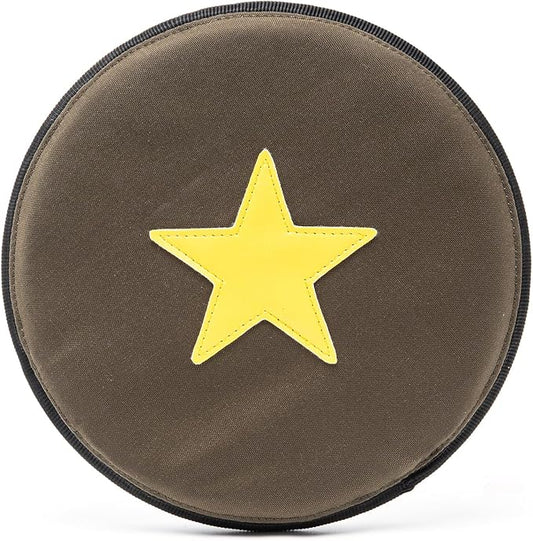 TSPRO Tactical Dog Flying Discs, Anti-Rip Nylon for Aggressive Chewers & Medium to Large Dogs, Water Floating Flyer, Lightweight for Indoor/Outdoor Play, Training, Parks & Yards (9.5", Green)