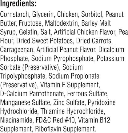 SmartBones Rawhide-Free Peanut Butter Mini Bones 16 Count (Pack of 1)