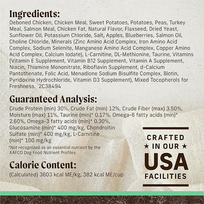 Merrick Premium Grain Free Dry Senior Dog Food, Wholesome And Natural Kibble, Real Chicken And Sweet Potato - 10.0 lb. Bag