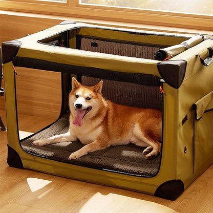 Bedsure Washable Dog Crate Bed for Large Dogs, Soft Foam Floor Pet Mat, Versatile Lightweight Pet Crate Pad for Cages