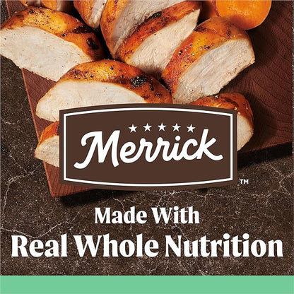 Merrick Premium Grain Free Dry Senior Dog Food, Wholesome And Natural Kibble, Real Chicken And Sweet Potato - 10.0 lb. Bag
