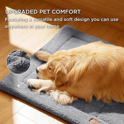 Bedsure Washable Dog Bed for Extra Large Dogs, Soft Foam Floor Pet Mat, Lightweight Travel Flat Puppy Mattress for Indoor Pet